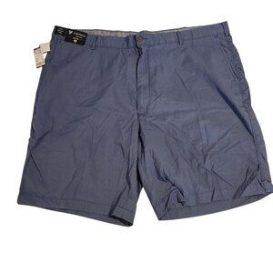 Cremieux Hampton Chino Shorts Lightweight Twill Blue Big Man Mens 46 NEW‎ NWT
